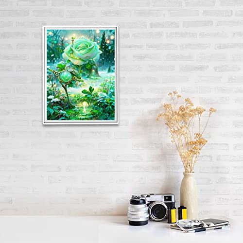 Green Flower | Diamond Painting