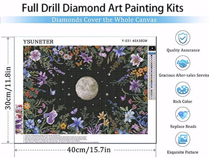 Cartoon Moon Flower | Diamond Painting
