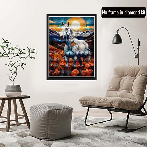 White Horse | Diamond Painting