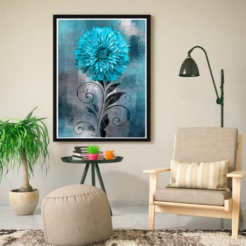 Blue Flower | Diamond Painting