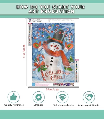 Snowman Christmas | Diamond Painting