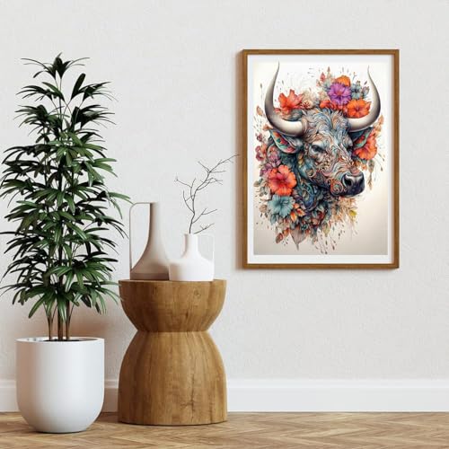 Cow Flower | Diamond Painting