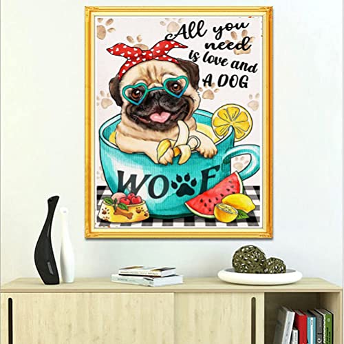 Dog Pug | Diamond Painting