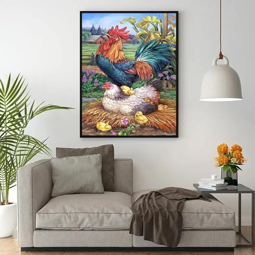 Rooster Chicken | Diamond Painting