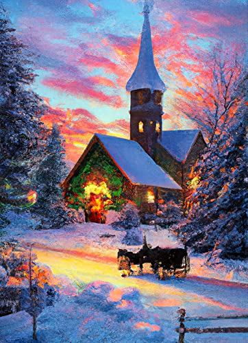 Snow Scene Christmas | Diamond Painting