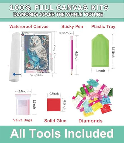 White Owl | Diamond Painting