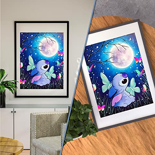 Stitch Watching The Moon | Diamond Painting