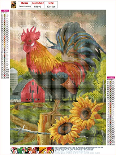 Rooster Chicken | Diamond Painting