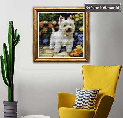 White Dog Westie | Diamond Painting