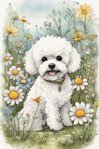 Poodle Dog Bichon Frise | Diamond Painting