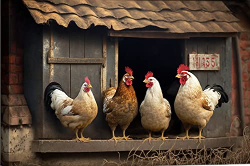 Rooster Chicken | Diamond Painting