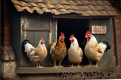 Rooster Chicken | Diamond Painting