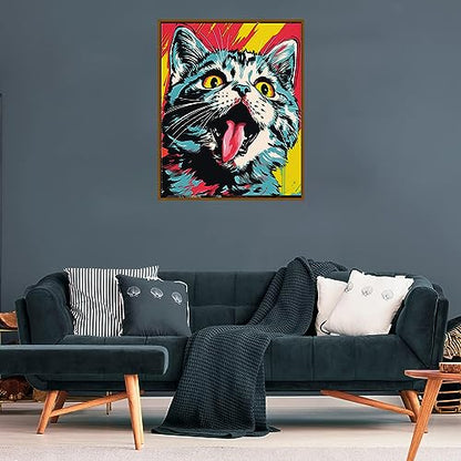 Cat Mad Kitty | Diamond Painting