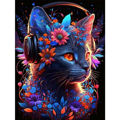 Midnight Cat | Diamond Painting