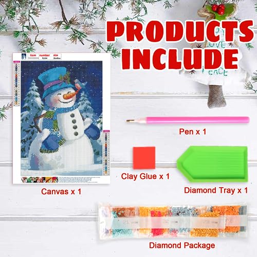 Snowman Christmas | Diamond Painting