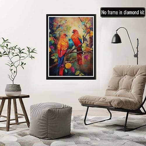 Love Birds Parrot | Diamond Painting