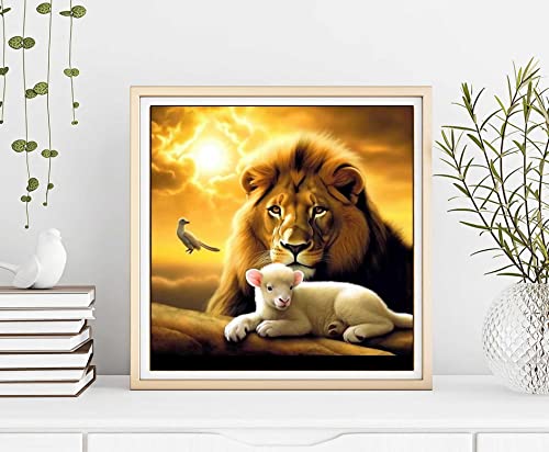 Lion and Lamb | Diamond Painting