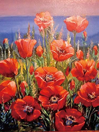 Red Flower | Diamond Painting
