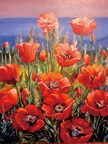 Red Flower | Diamond Painting