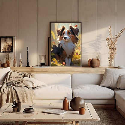 Dog Australian Shepherd | Diamond Painting