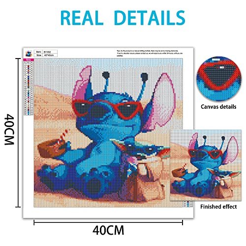 Stitch Lying In The Desert | Diamond Painting