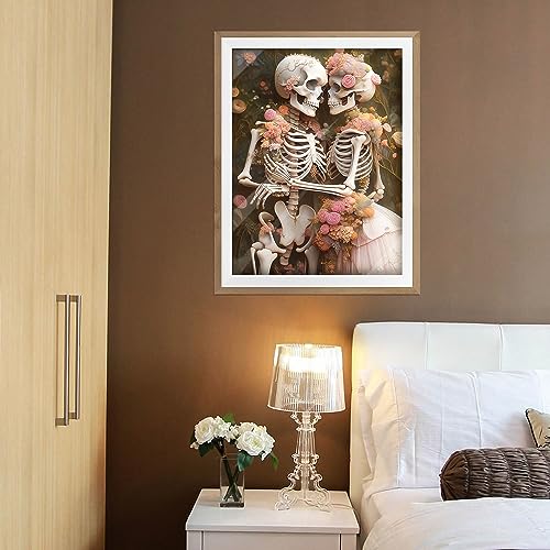 Halloween Skull Couple | Diamond Painting