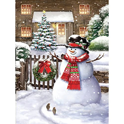 Christmas Snowman | Diamond Painting