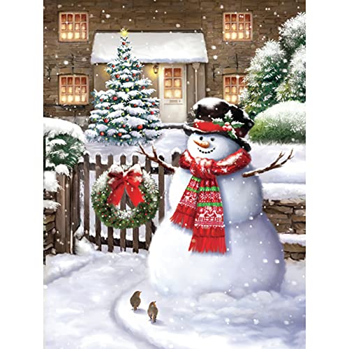 Christmas Snowman | Diamond Painting
