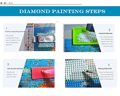 Pumpkin Beach Halloween | Diamond Painting
