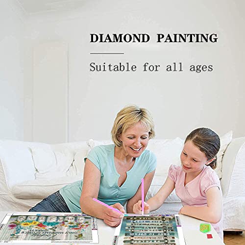 Text Flower | Diamond Painting