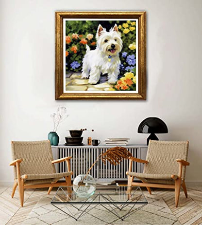 White Dog Westie | Diamond Painting