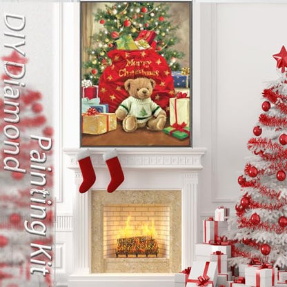 Teddy Bear Christmas | Diamond Painting