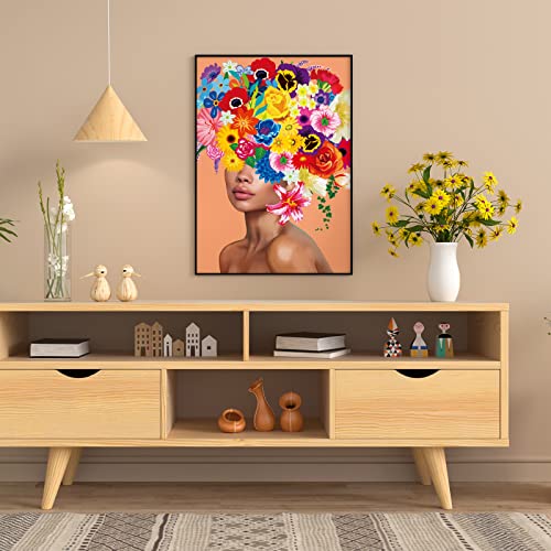 Woman Flower | Diamond Painting