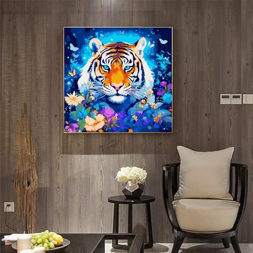 Tiger Blue Eyes | Diamond Painting