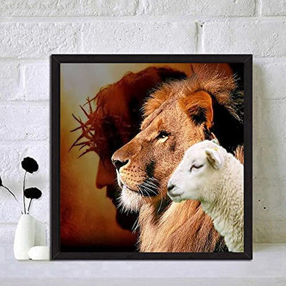 Lion and Lamb | Diamond Painting