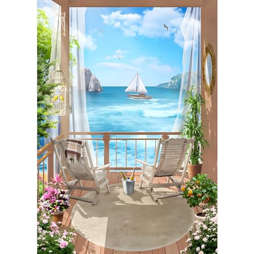 Balcony Sea View | Diamond Painting