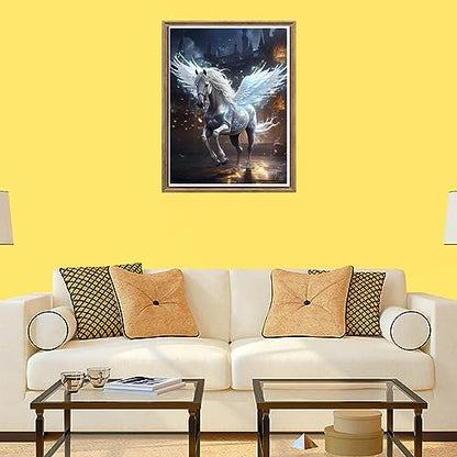 White Horse | Diamond Painting