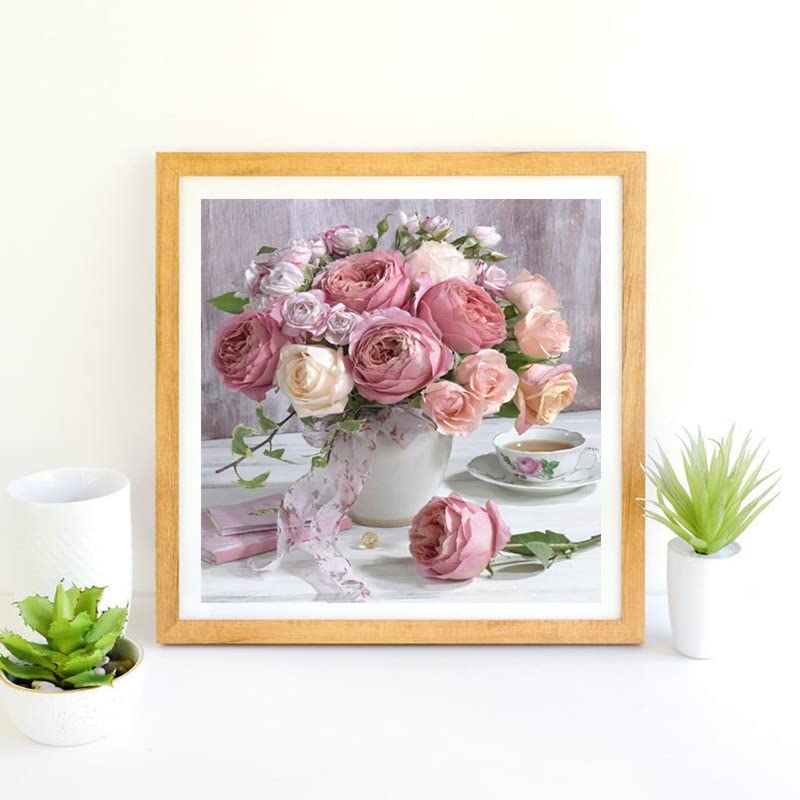 Pink Flower | Diamond Painting