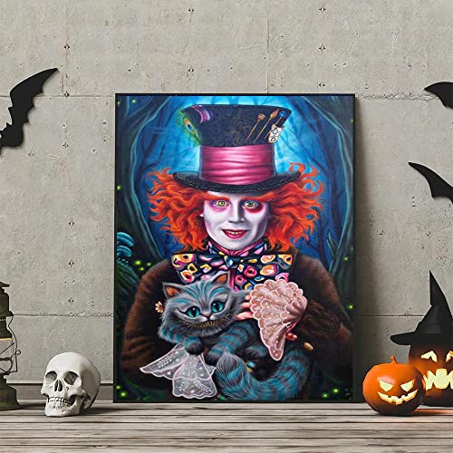 Cat Clown Halloween | Diamond Painting