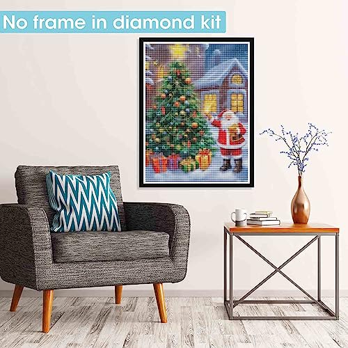 Christmas Tree Santa Claus | Diamond Painting