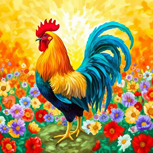 Rooster Chicken | Diamond Painting