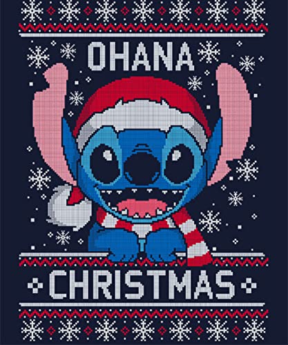 Stitch Wearing A Santa Hat | Diamond Painting