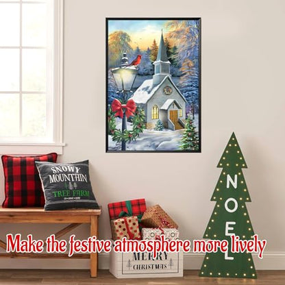 Cardinal Bird Christmas | Diamond Painting