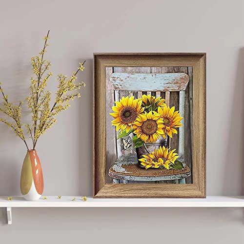 Sunflower On The Chair | Diamond Painting