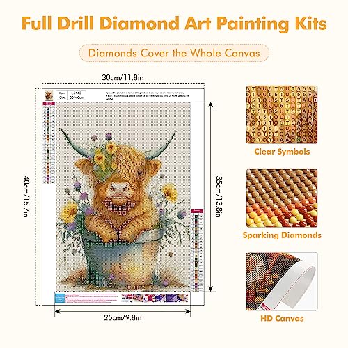 Highland Cow | Diamond Painting