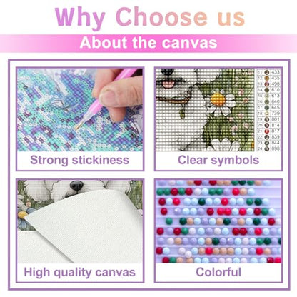 Poodle Dog Bichon Frise | Diamond Painting