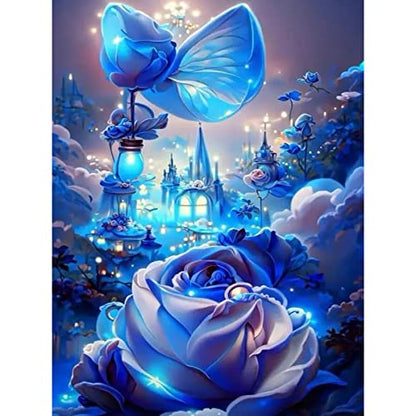 Magic Blue Flower | Diamond Painting