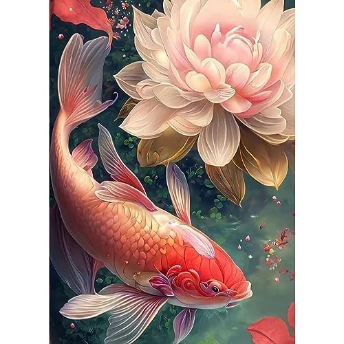 Fish And Flower | Diamond Painting