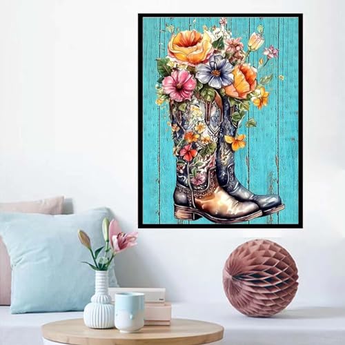 Boots Flower | Diamond Painting