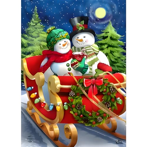 Snowman Christmas | Diamond Painting